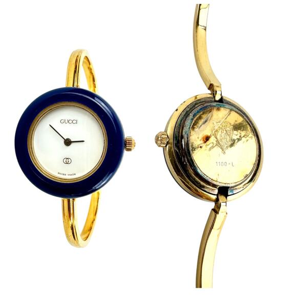 Gucci Vintage Interchangeable Bezel Watch - Picture 9 of 10